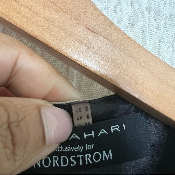 Elie Tahari Green Black Floral Dress size 2 - Picture 6 of 6